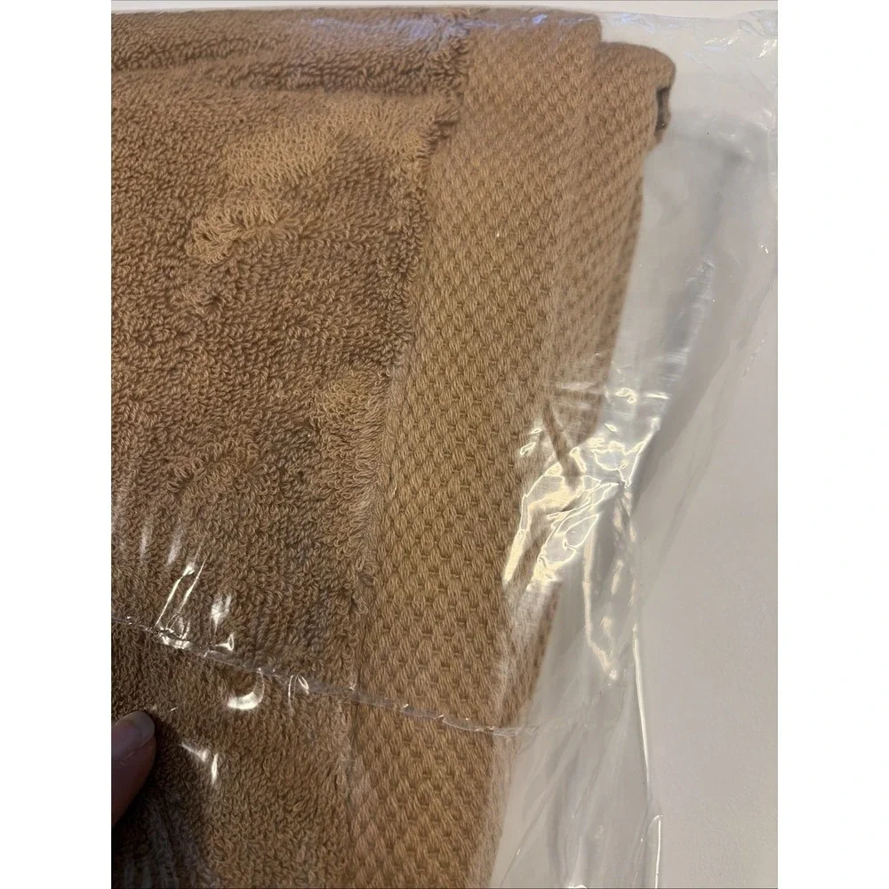 Casaluna Oversized Organic Cotton Bath Towel in WarmBrown - Factory Sealed